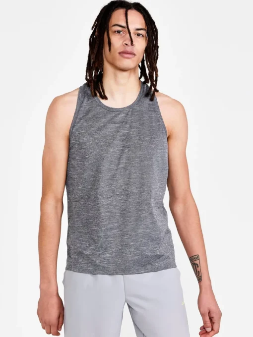 Craft Sportswear Training|Tops, Tee's, And Tanks>MEN'S ADV CHARGE MELANGE TRAINING SINGLET