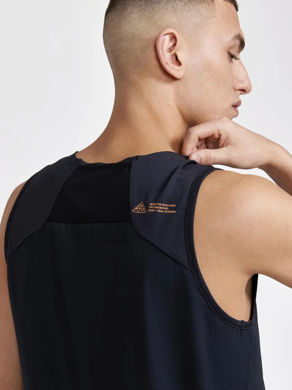 Craft Sportswear Running|Tops, Tee's, And Tanks>MEN'S PRO TRAIL RUNNING SINGLET