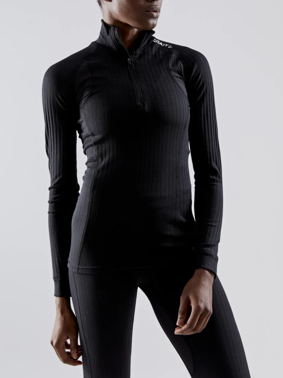Women Craft Sportswear Dry|Baselayer>WOMEN'S ACTIVE EXTREME X ZIP BASELAYER -