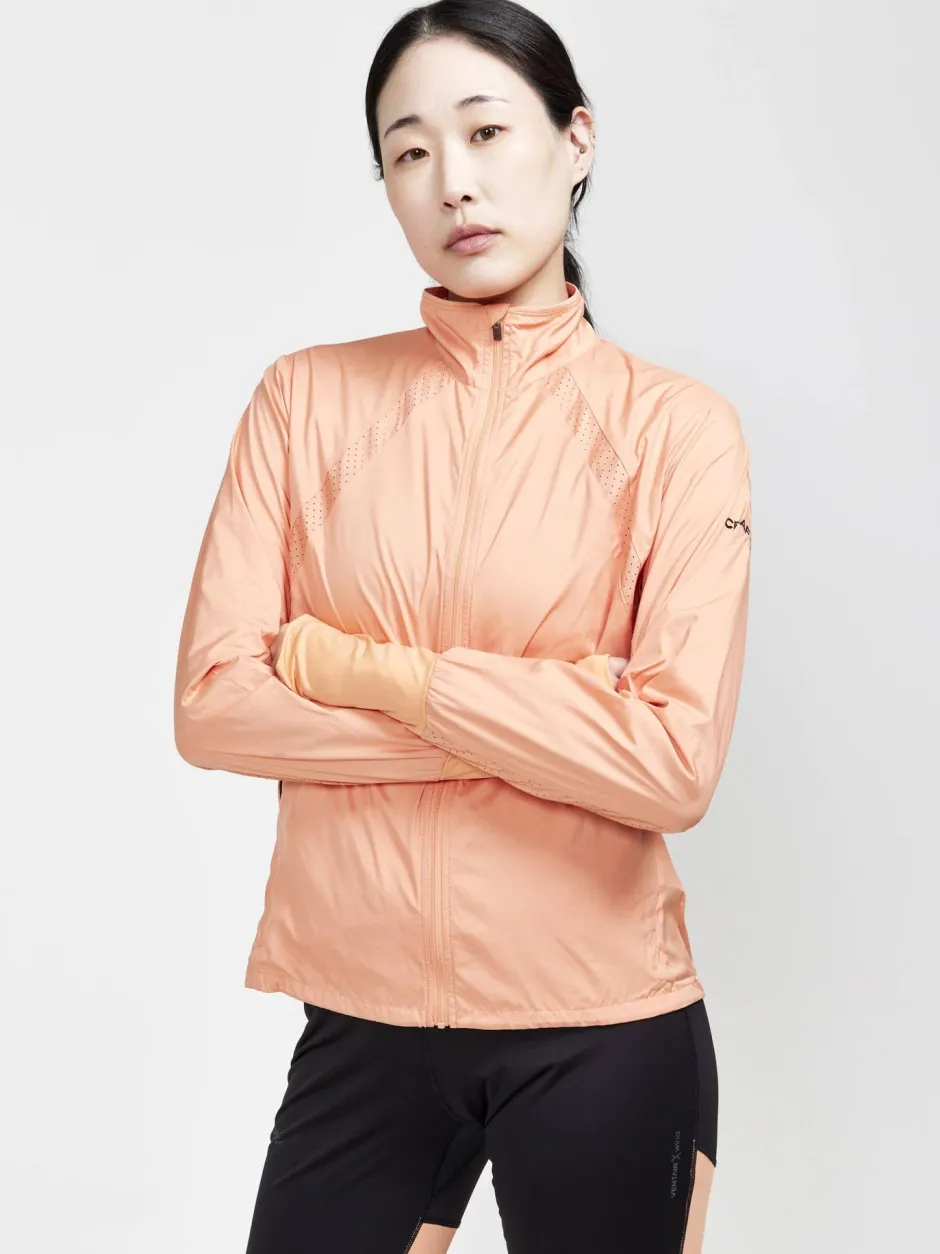 Women Craft Sportswear Running|Training>WOMEN'S ADV ESSENCE WIND JACKET -