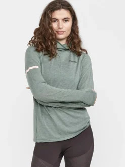 Women Craft Sportswear Running|Midlayers And Hoodies>WOMEN'S ADV SUBZ WOOL RUNNING TEE 2