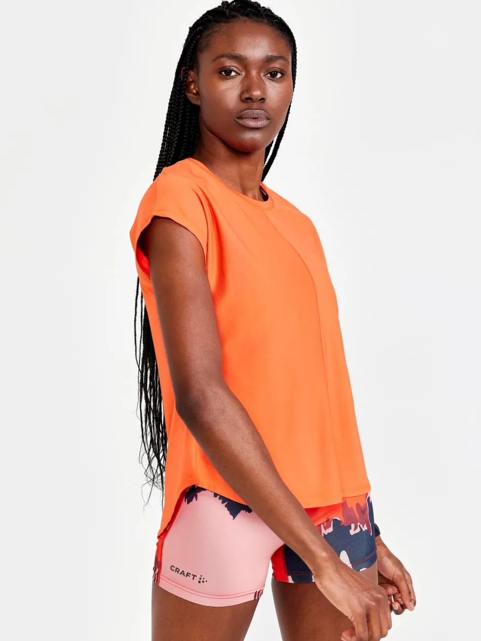 Women Craft Sportswear Training|Tops, Tee's, And Tanks>Women's Core Charge Rib Tee