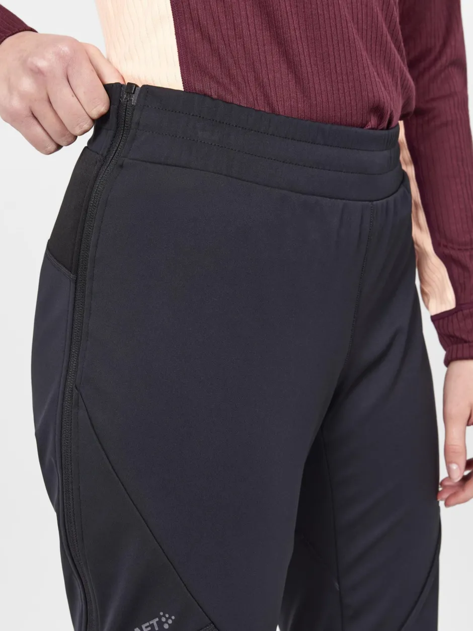 Women Craft Sportswear Pants And Tights|Cross Country Skiing>WOMENS CORE XC SKI TRAINING FZ PANTS -